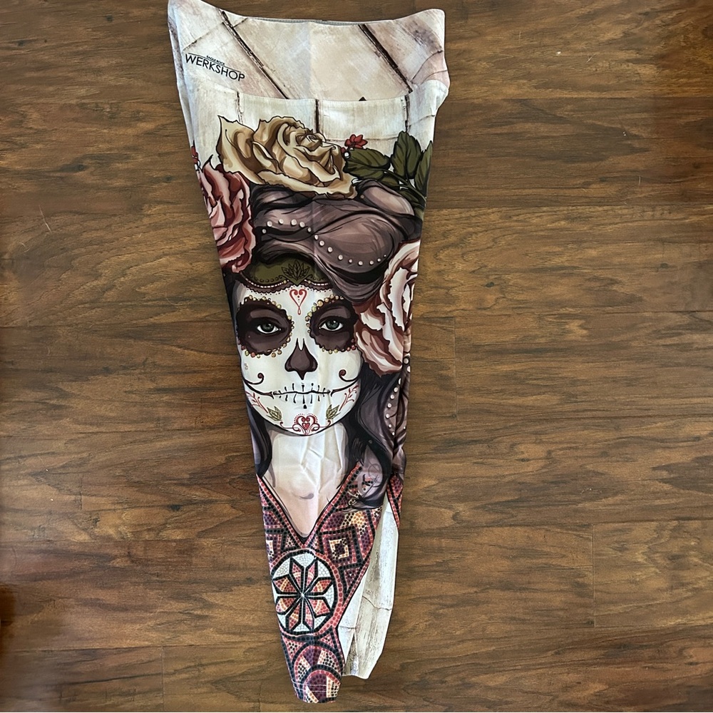 Sugar Skull Werkshop Triathalon capri leggings